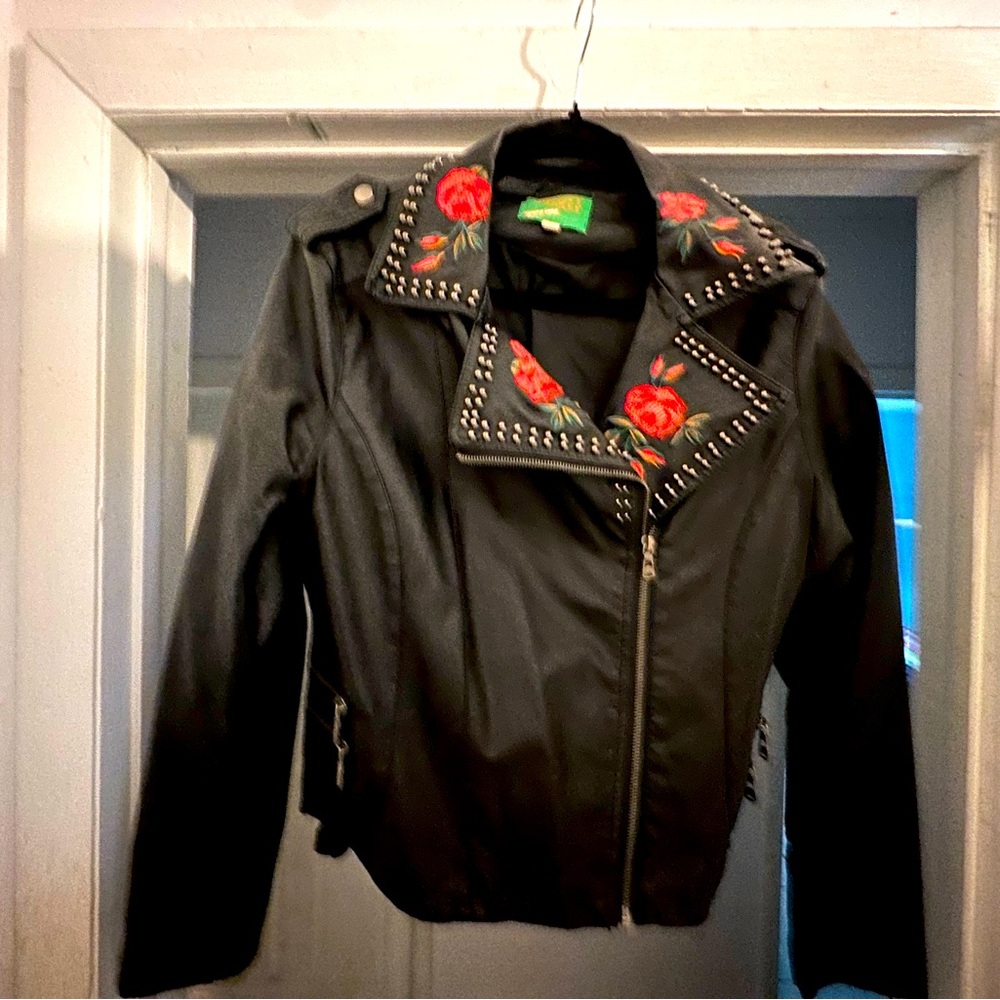 Designer Black Leather Jacket
